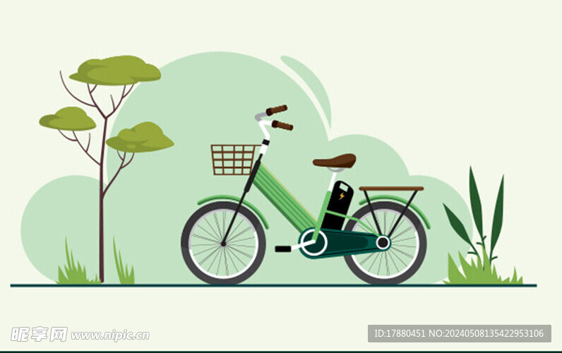 自行车绿色出行
