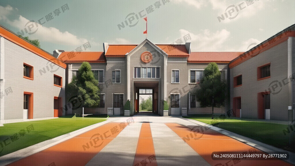 中小学校大门