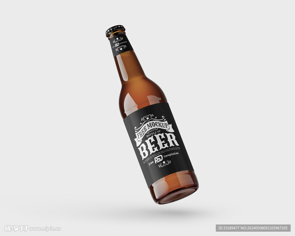 啤酒瓶包装设计标签设计