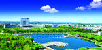城市公园湖泊
