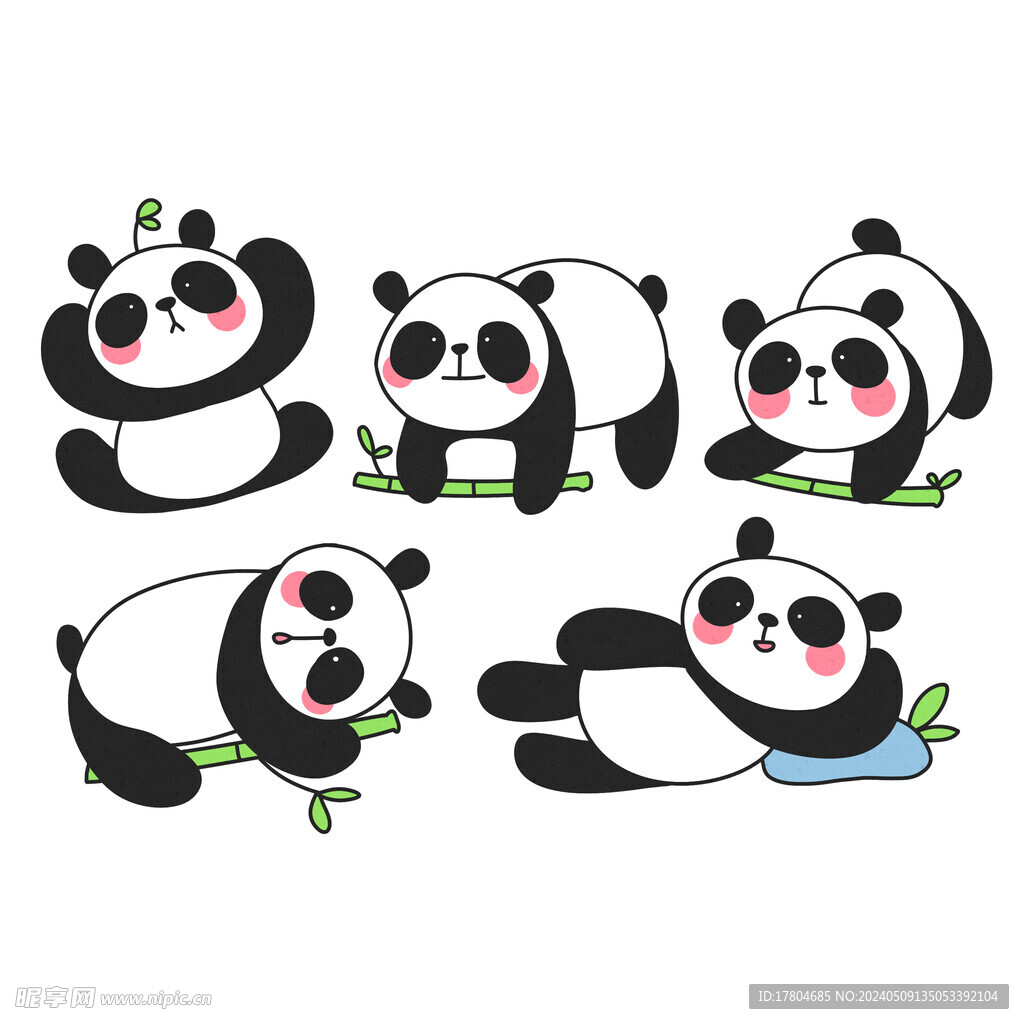 熊猫素材