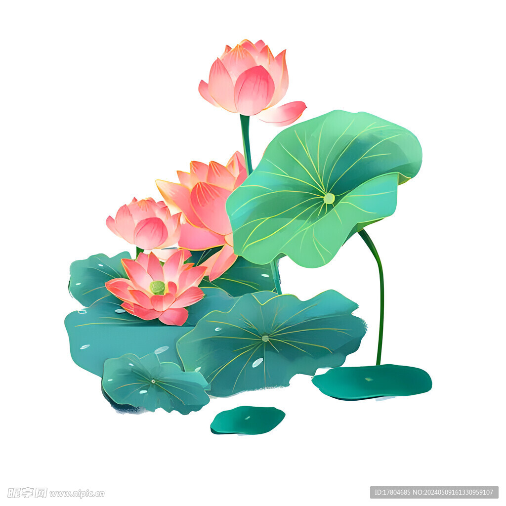 荷花素材