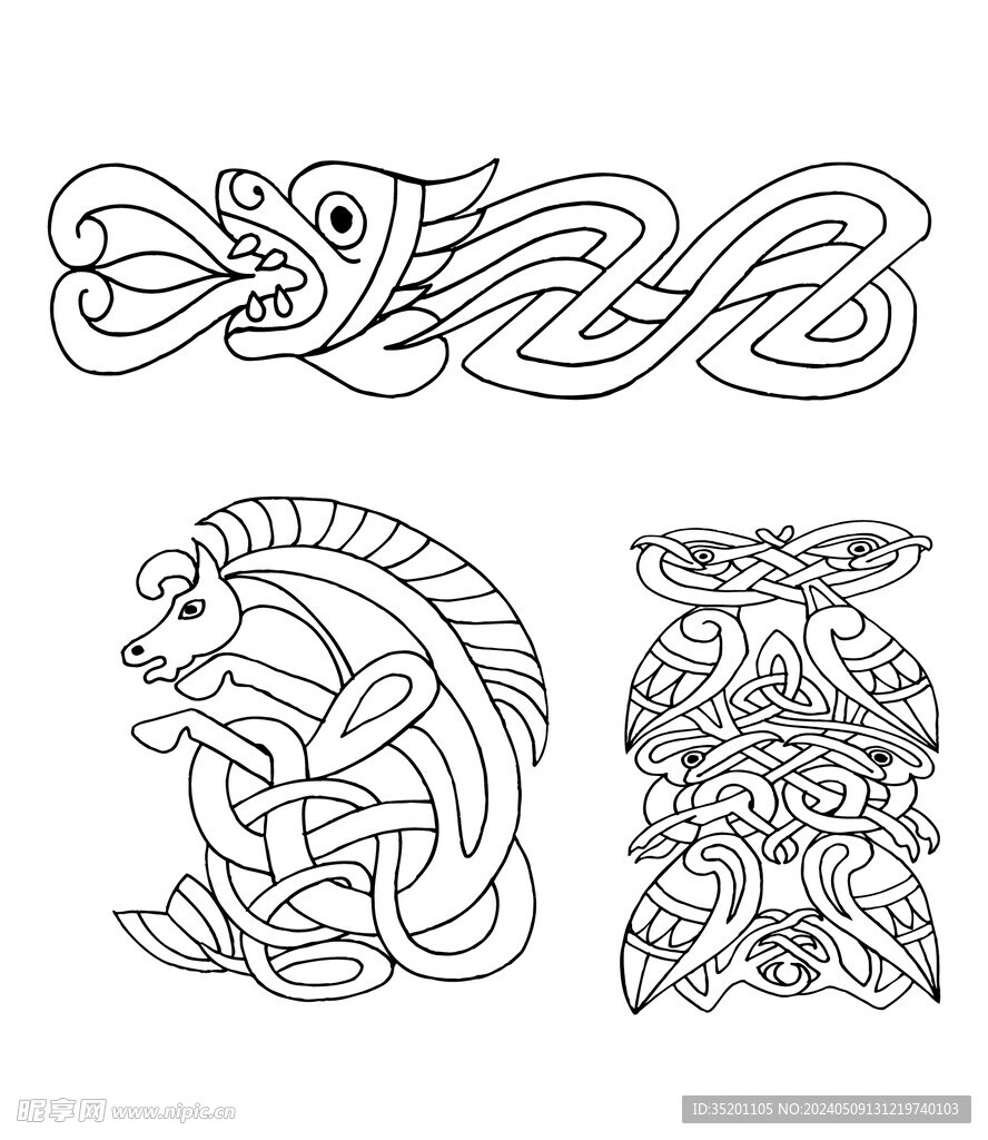 古典花纹