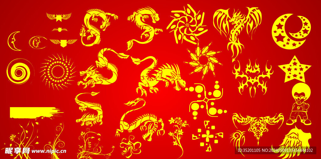 古典花纹