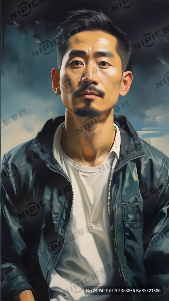 一个穿套头衫男子的背影
