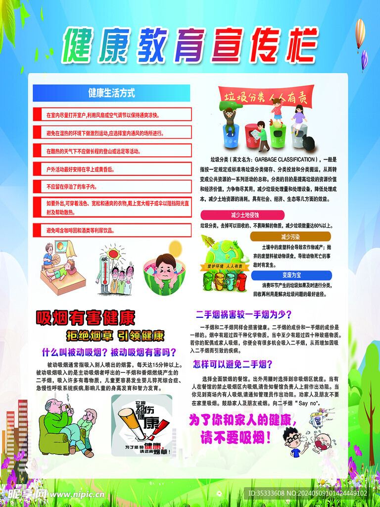 健康教育宣传栏