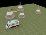户外帐篷3d模型