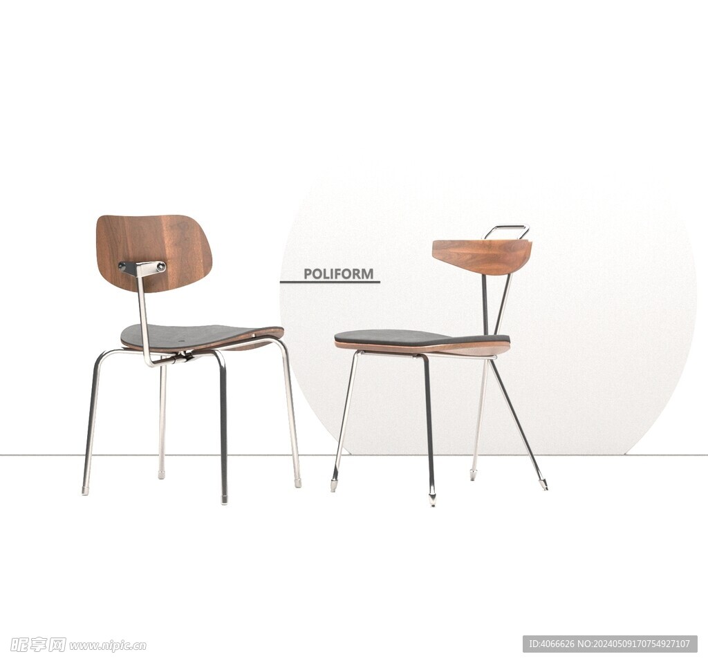 椅子餐椅3d模型