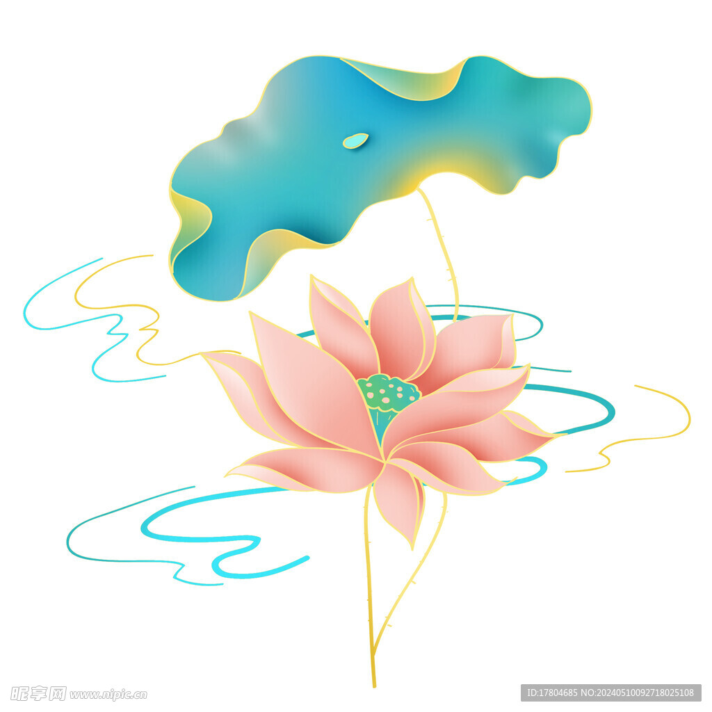 荷花素材