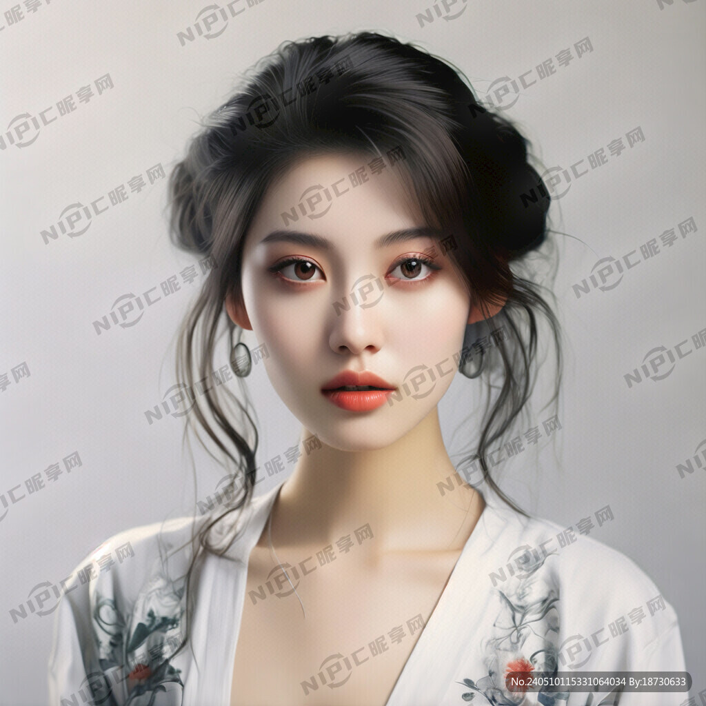 五官端正 漂亮的女士