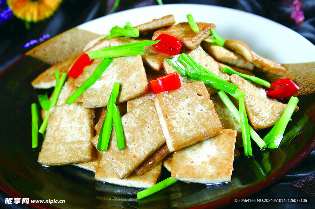 清炒豆干美食