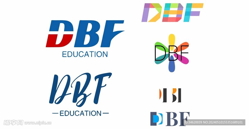 字母logo DBF
