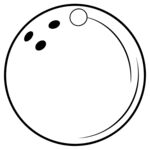 保龄球线稿图