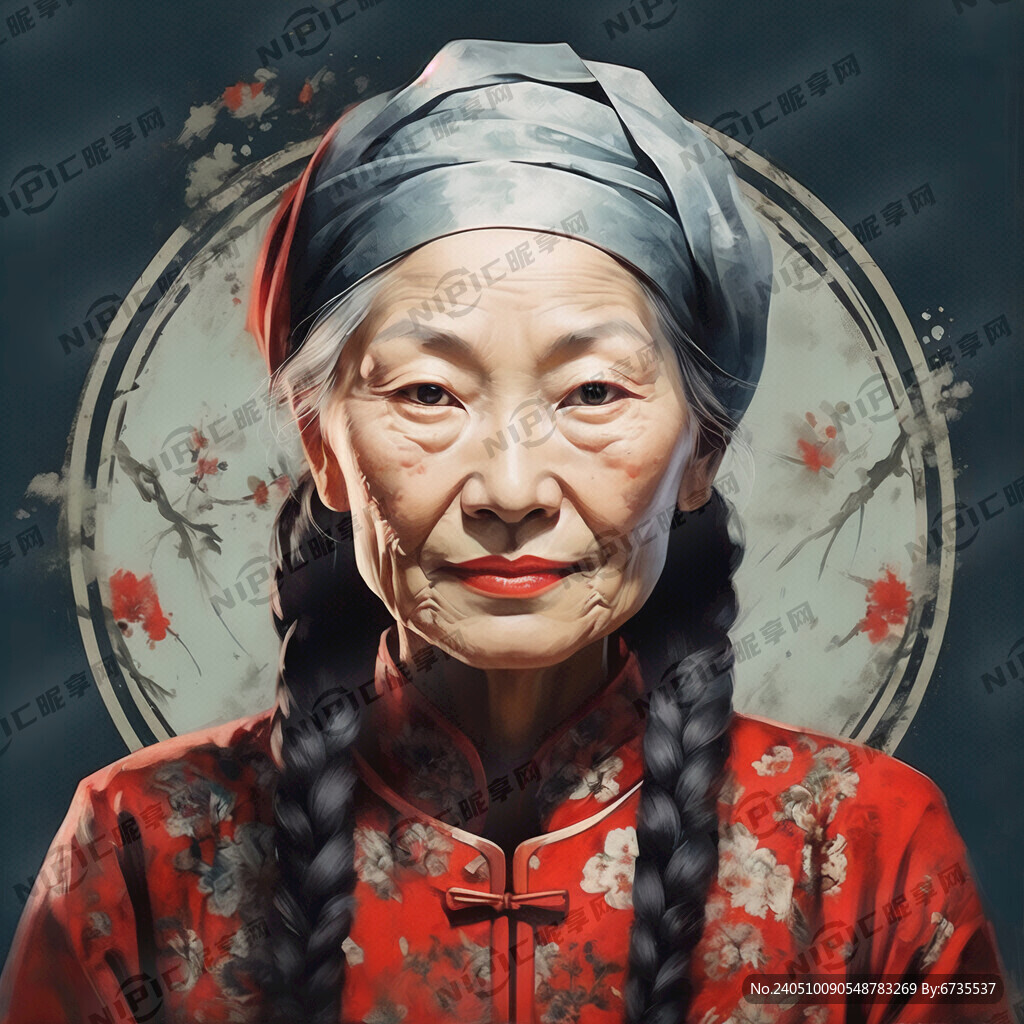 慈祥的阿婆标志