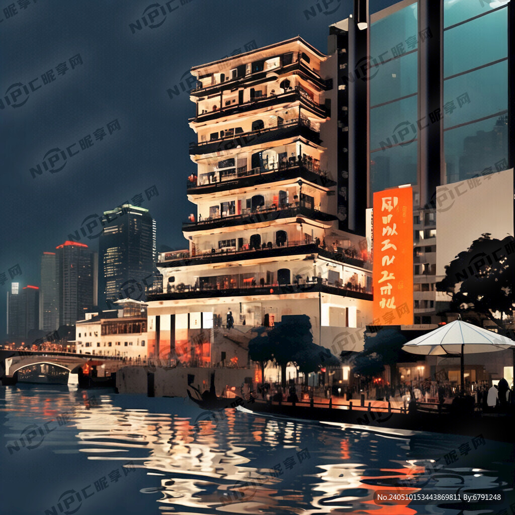 洪崖洞矢量图