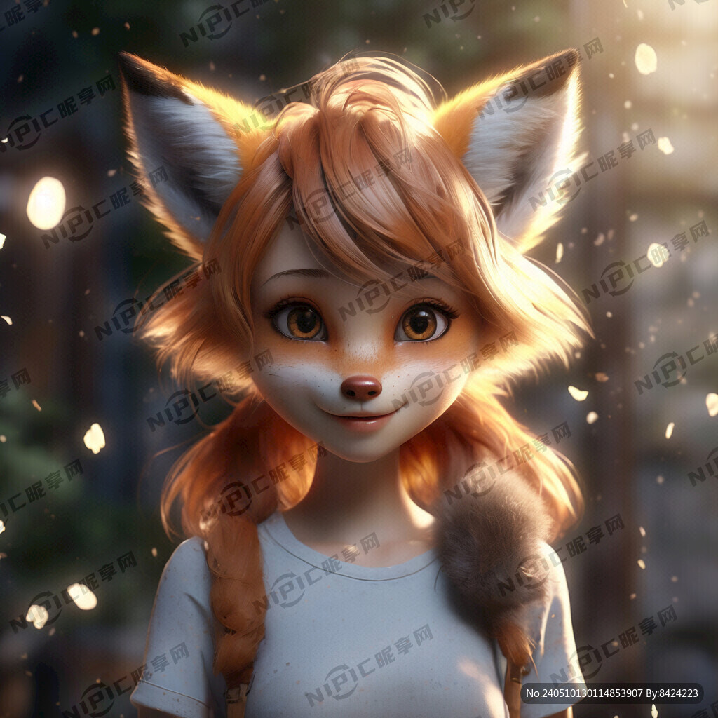 小狐狸 女孩 二次元漫画 高清