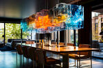 餐厅彩色创意水晶灯