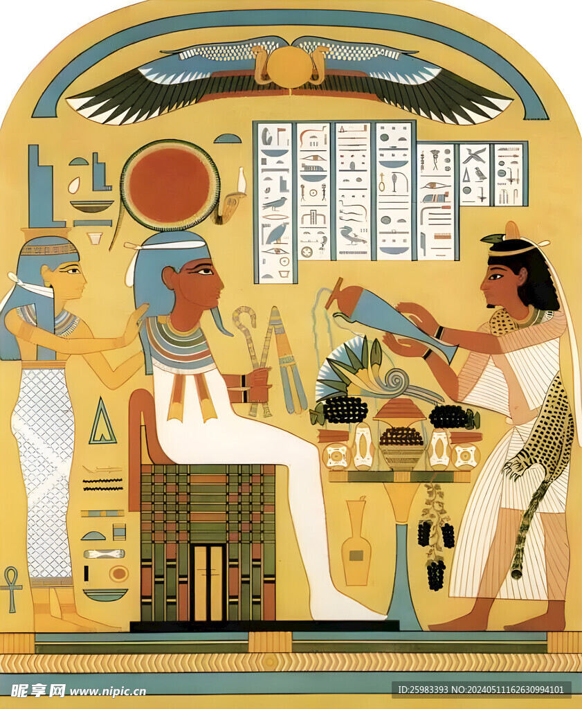 古埃及壁画 
