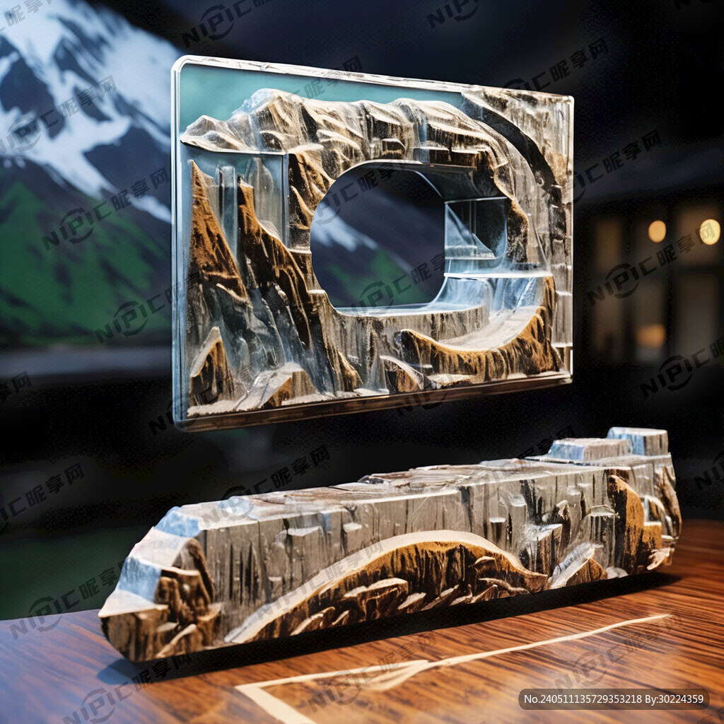 景观字 标识 三江焰  矢量山