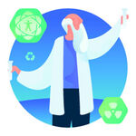 生活人物插图         
