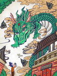 端午节插画          