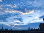 傍晚的城市