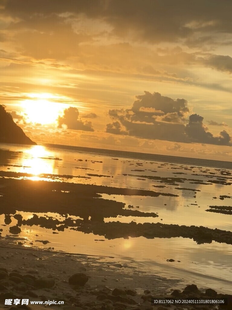 丽贝岛黄昏海景