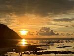 丽贝岛黄昏海景
