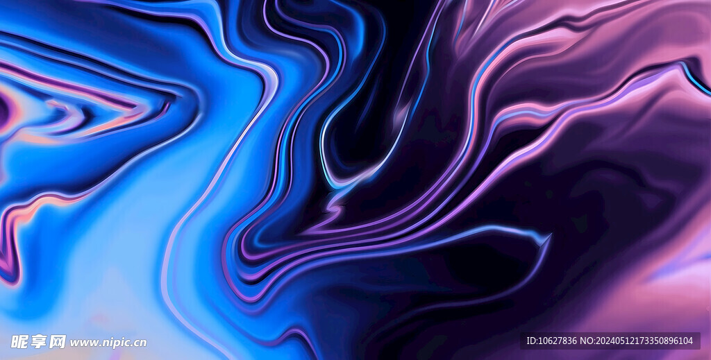 紫蓝色抽象大理石图片
