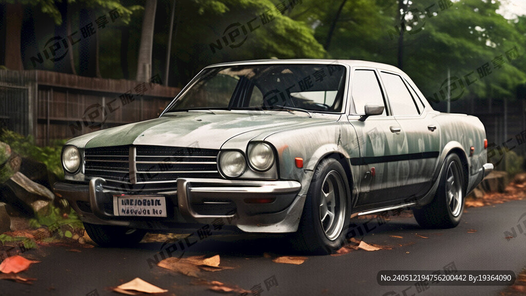 在车身上印着品牌名称