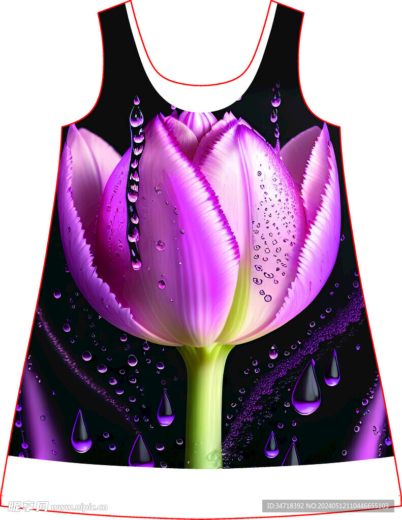 裁片定位花 
