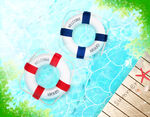 夏季元素psd 