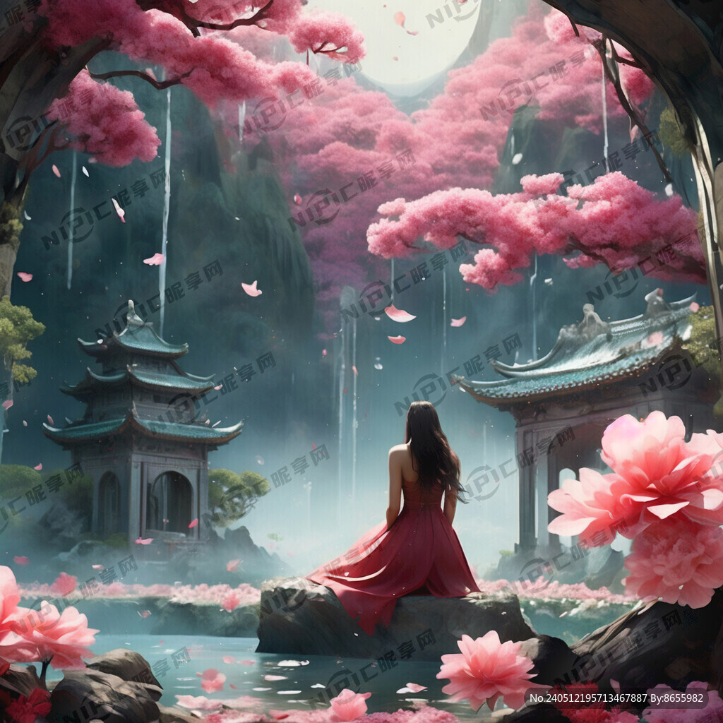 游戏梦幻唯美新中式风景 超高清