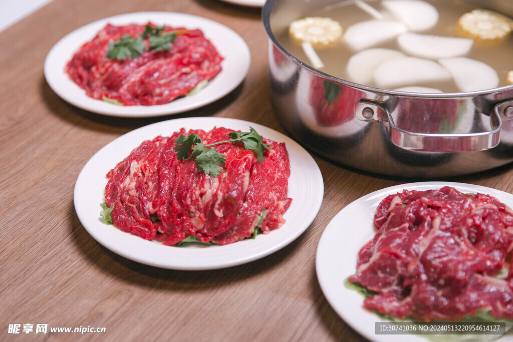 潮汕牛肉特写