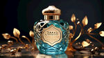 阿联酋阿拉伯香水品牌，高端玻璃瓶，瓶盖带花纹，商标带阿拉伯语言跟英文
