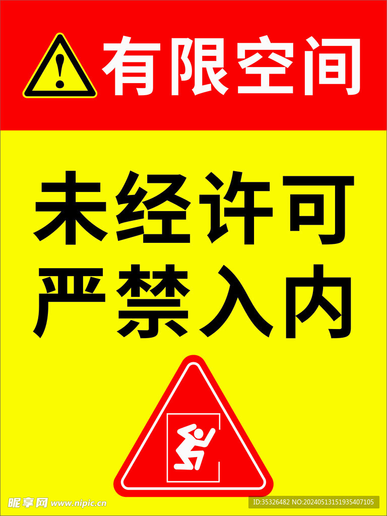 有限空间 未经许可 严禁入内