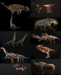 C4D模型 恐龙