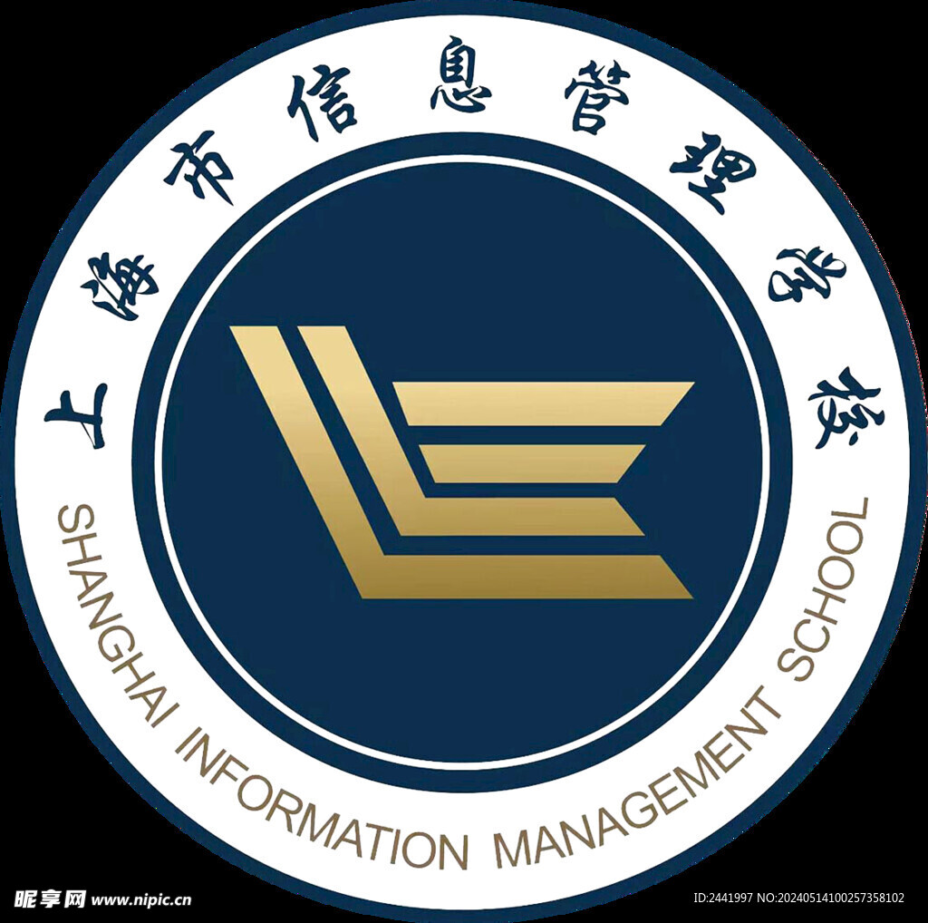 上海信息管理学校logo标记