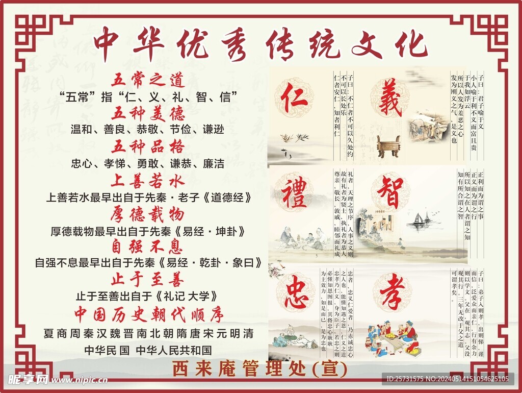 中华优秀传统文化宣传标语