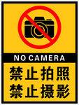 禁止拍照 禁止摄像