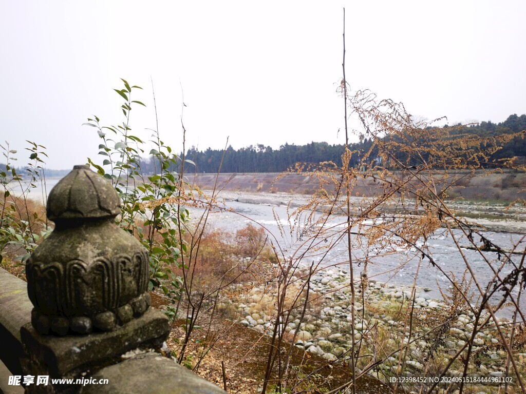 都江堰岷江风光