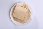  高清馄饨皮俯拍