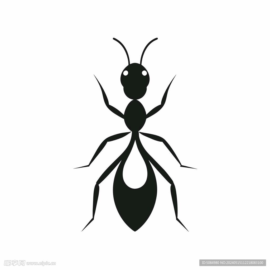 蚂蚁简约logo设计