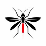 蚊子简约logo设计