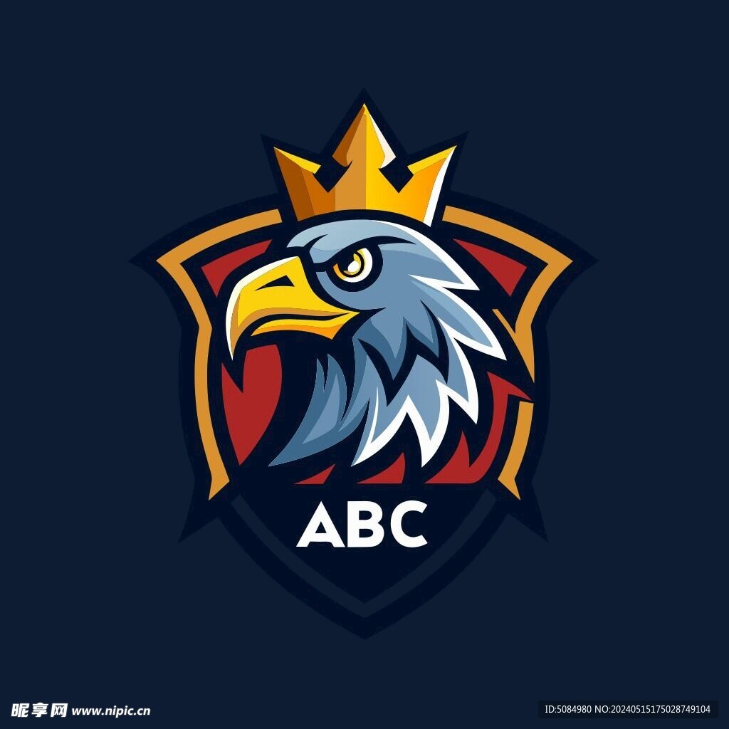 老鹰头像的公司logo设计