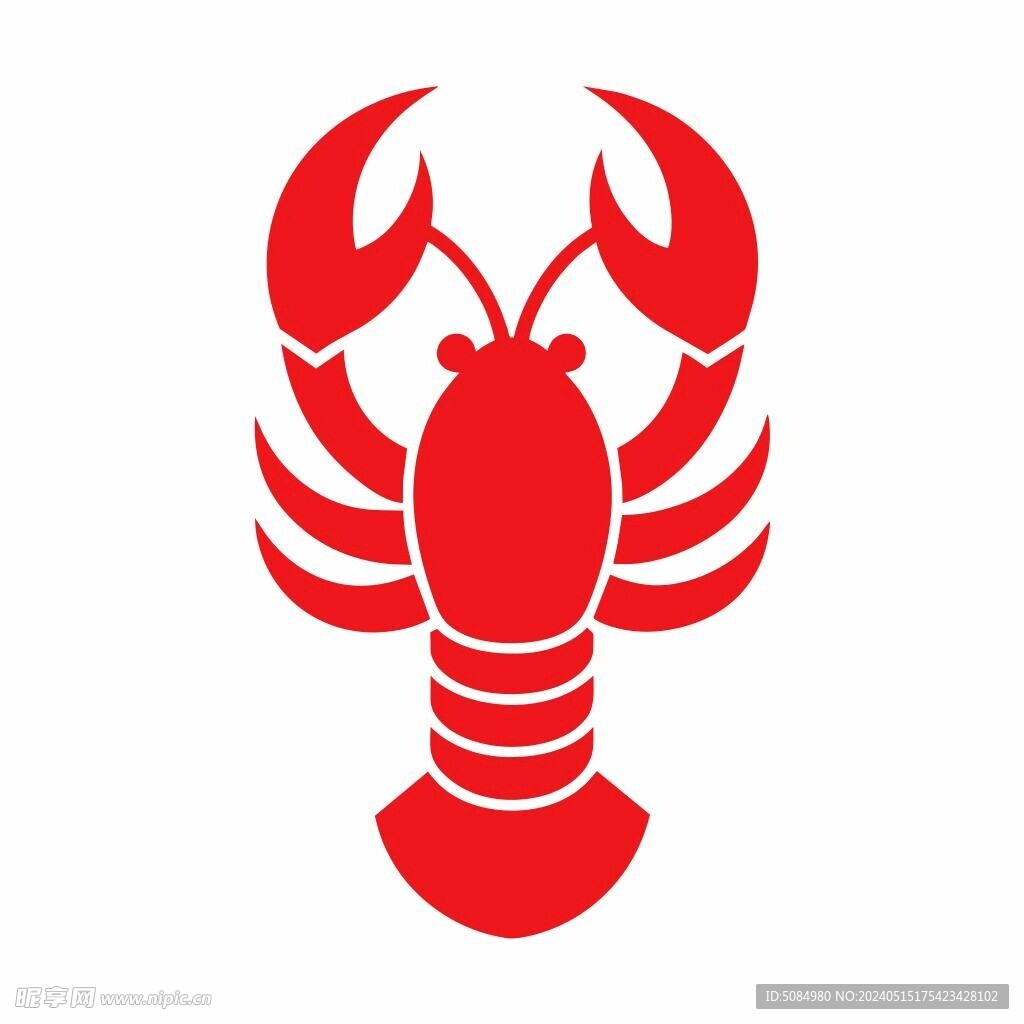 波龙简约logo设计