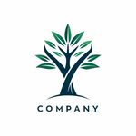 以柚木为创意的简洁logo