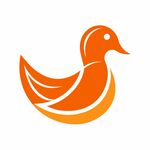鸳鸯简约logo设计