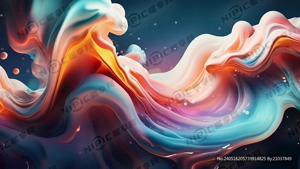 梦幻流体渐变背景