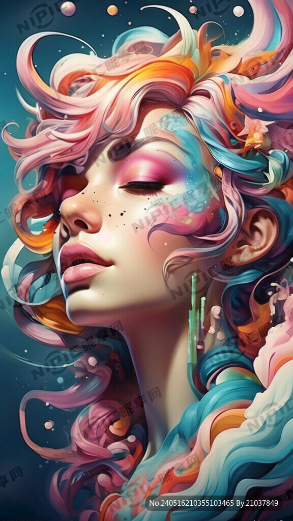 梦幻渐变 彩色 创意 自由